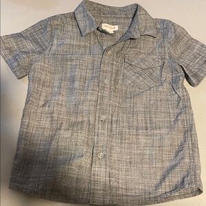 Cat & Jack Gray Button Down Kids Shirt